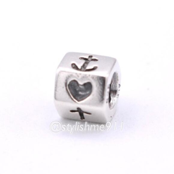 Authentic PANDORA Faith Hope and Love Charm - 790119 - Picture 6 of 12